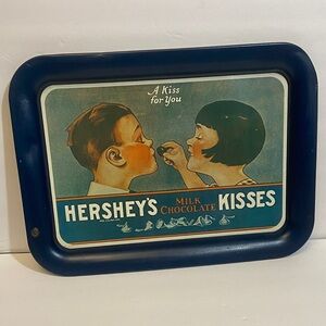 Hershey's Vintage Style Metal Tray - Blue